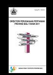 Agricultural Directory Of Bali Province 2011