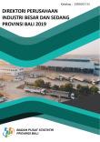 Directory of Large and Medium Industrial Establishment of Bali Province 2019