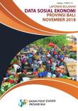 Monthly Report On Socio Economic Data Of Bali Province November 2018