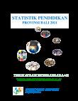 Statistik Pendidikan Provinsi Bali 2011