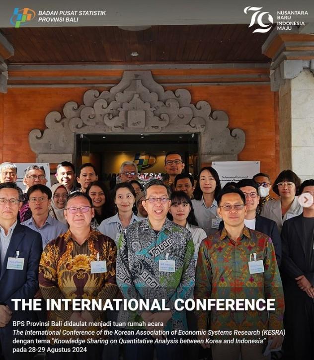 BPS Provinsi Bali Menjadi Tuan Rumah The International Conference of KESRA Tahun 2024