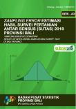 Sampling Error of Estimation Results of Inter-Censal Agricultural Survey 2018 of Bali Province