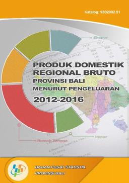 Gross Regional Domestic Product Of Bali Province By Expenditure 2012-2016