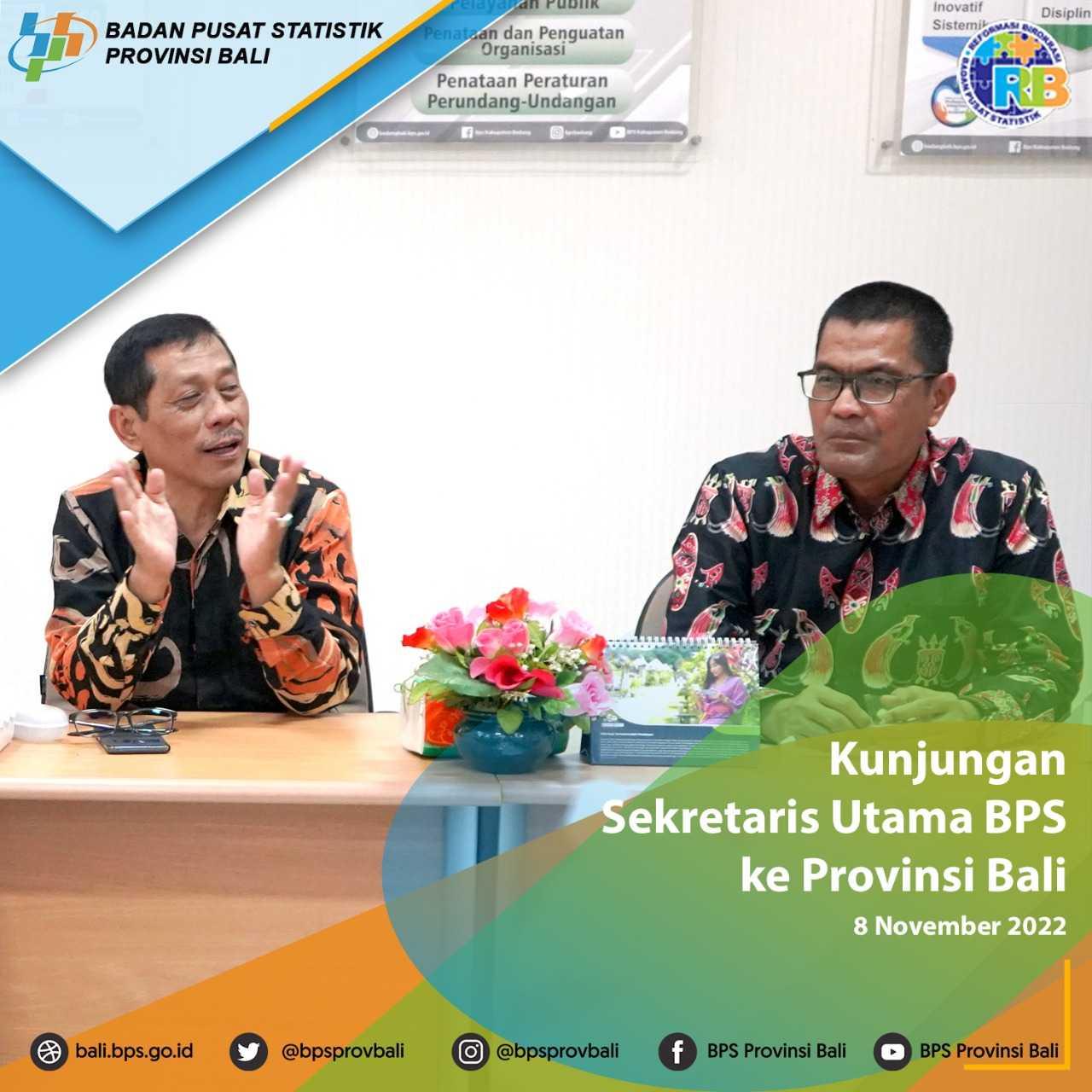 Kunjungan Sekretaris Utama BPS