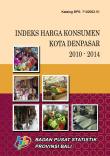 Consumer Price Index of Denpasar Municipality 2010-2014