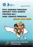 Peta Sebaran Penduduk Menurut Suku Bangsa Provinsi Bali  Hasil Sensus Penduduk 2000 Dan 2010