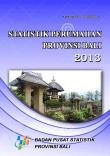 Statistik Perumahan Provinsi Bali 2013