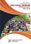 Monthly Report on Socio Economic Data of Bali Province May 2018