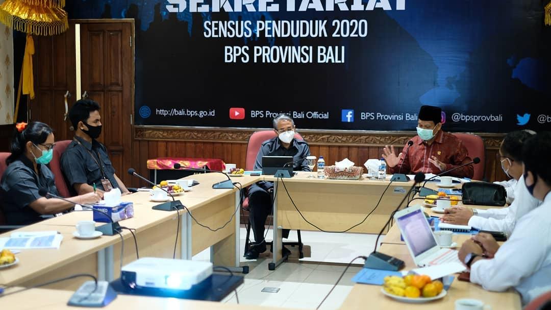 Kunjungan Komite IV DPD RI H.Bambang Santoso ke BPS Provinsi Bali