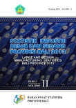 Statistik Industri Besar dan Sedang Provinsi Bali 2012 Buku II