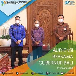 Audiensi BPS bersama Gubernur Bali 