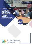 Analysis For The Survey Results Of Data Requirement 2020 BPS-Statistics Of Bali Province