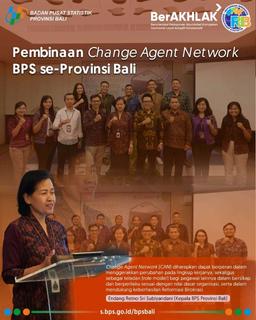 Pembinaan Change Agent Network BPS se-Provinsi Bali