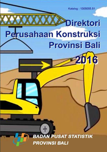 Directory of Construction Establishment of Bali Province 2016