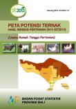 Map of Livestock Potential Result ST2013 Bali Province