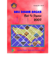 Bali Dalam Angka 2007