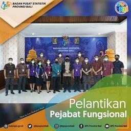 Pelantikan Pejabat Fungsional BPS Kabupaten/Kota se- Bali