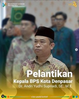 Inauguration of the Head of Denpasar City BPS