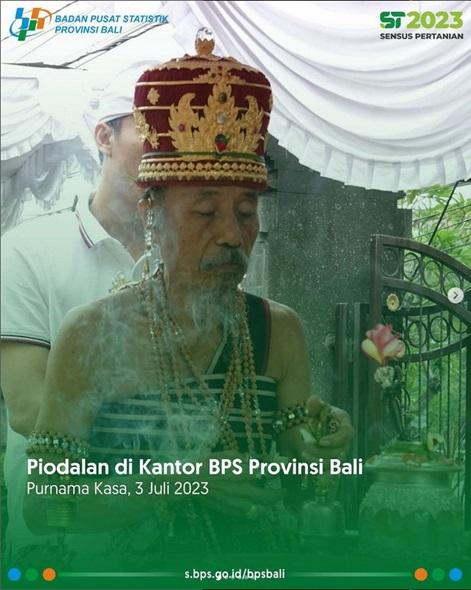 Piodalan di Kantor BPS Provinsi