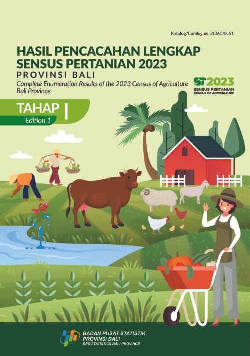 Complete Enumeration Results of the 2023 Census of Agriculture - Edition 1 Bali Province