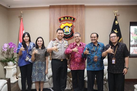 Audiensi BPS Bersama Kapolda Bali terkait SP2020