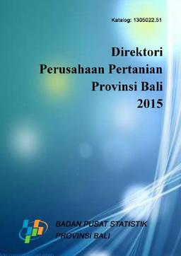 Bali Provincial Agriculture Company Directory 2015