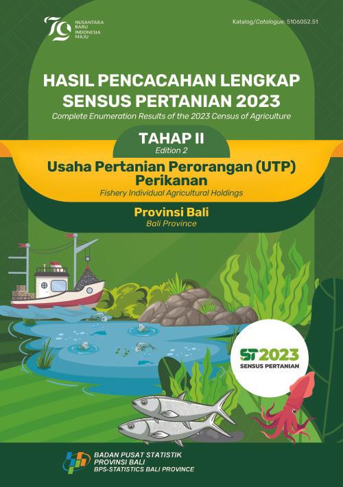 Hasil Pencacahan Lengkap Sensus Pertanian 2023 - Tahap II: Usaha Pertanian Perorangan (UTP) Perikanan Provinsi Bali