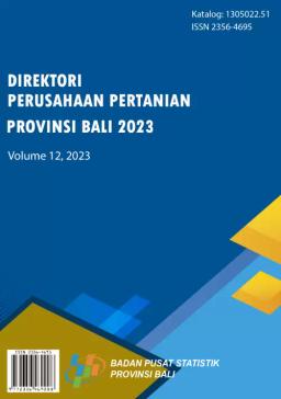 Directory Of Agricultural Establishment Of Bali Province 2023