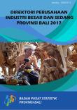 Directory Of Large And Medium Industrial Establishment Of Bali Province 2017