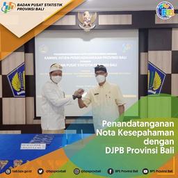 Penandatanganan Nota Kesepahaman dengan DJPB Provinsi Bali