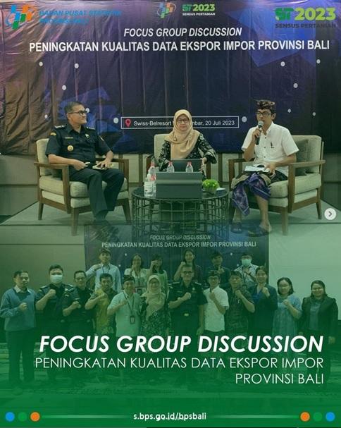 FGD Peningkatan Kualitas Data Ekspor Impor Provinsi Bali