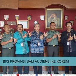 BPS Bali Audiensi ke Korem 163 Wira Satya Sampaikan Rencana Sensus Penduduk 2020