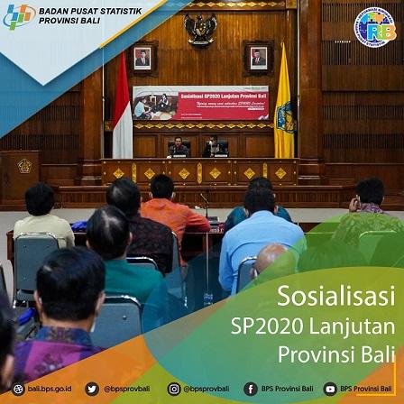 Sosialisasi SP2020 Lanjutan di Lingkungan OPD Provinsi Bali dan Stakeholder Terkait. 