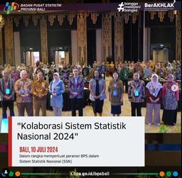 Kolaborasi Sistem Statistik Nasional 2024