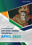 Laporan Bulanan Data Sosial Ekonomi Provinsi Bali April 2023